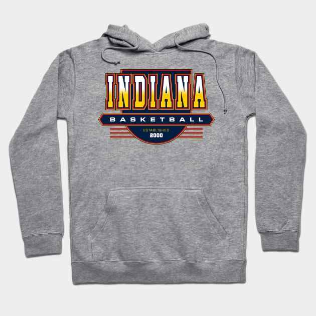 Vintage Indiana Women's Basketball Fever WNBA Hoodie by Ashes of Sound